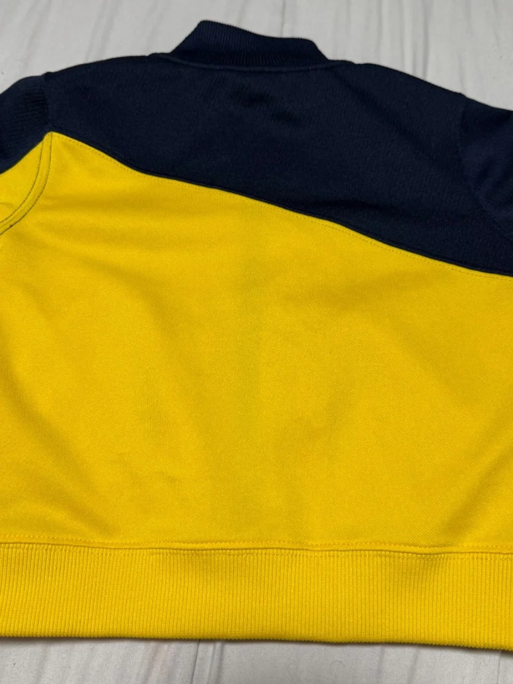 Nike 18M Yellow Blue Zip Up Jacket 72 Logo